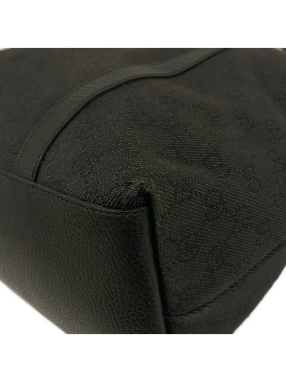 Gucci Handbag Interlocking Black Leather - Picture 6 of 10